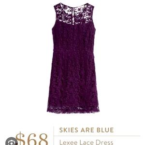 Skies are Blue Lace dress